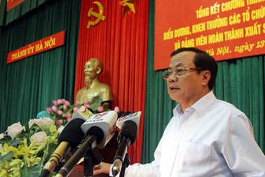 Bí thư Hà Nội: Người thiếu bản lĩnh, ngại khó không xứng đáng là lãnh đạo