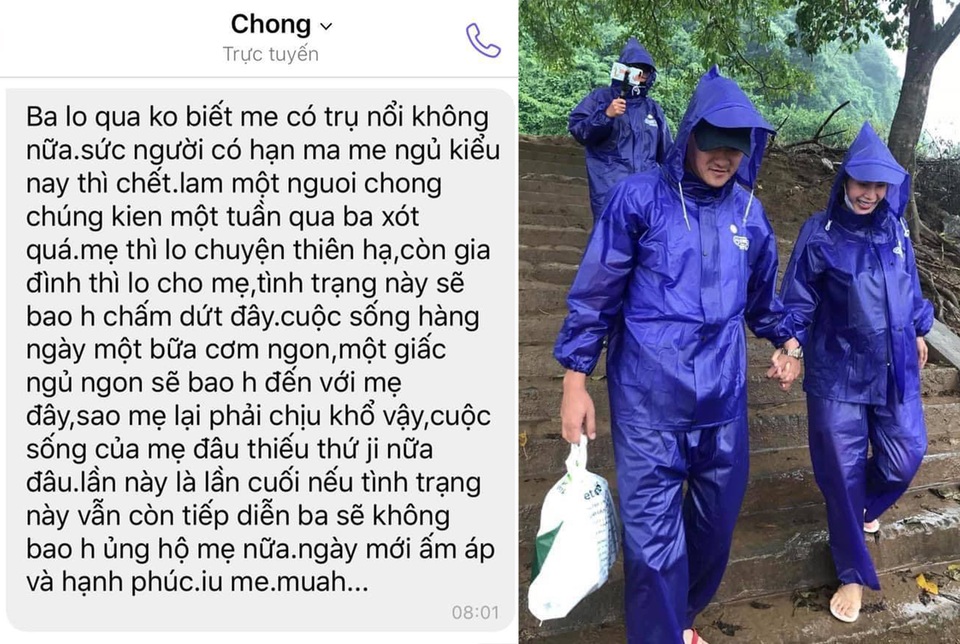 Công Vinh lo lắng nhưng vẫn trách Thủy Tiên vì lo chuyện thiên hạ - 1 Công Vinh lo lắng nhưng vẫn trách Thủy Tiên vì lo chuyện thiên hạ - 1