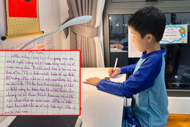 Con trai lớp 3 làm văn tả mẹ là loài hoa "hiếm có, khó trồng"