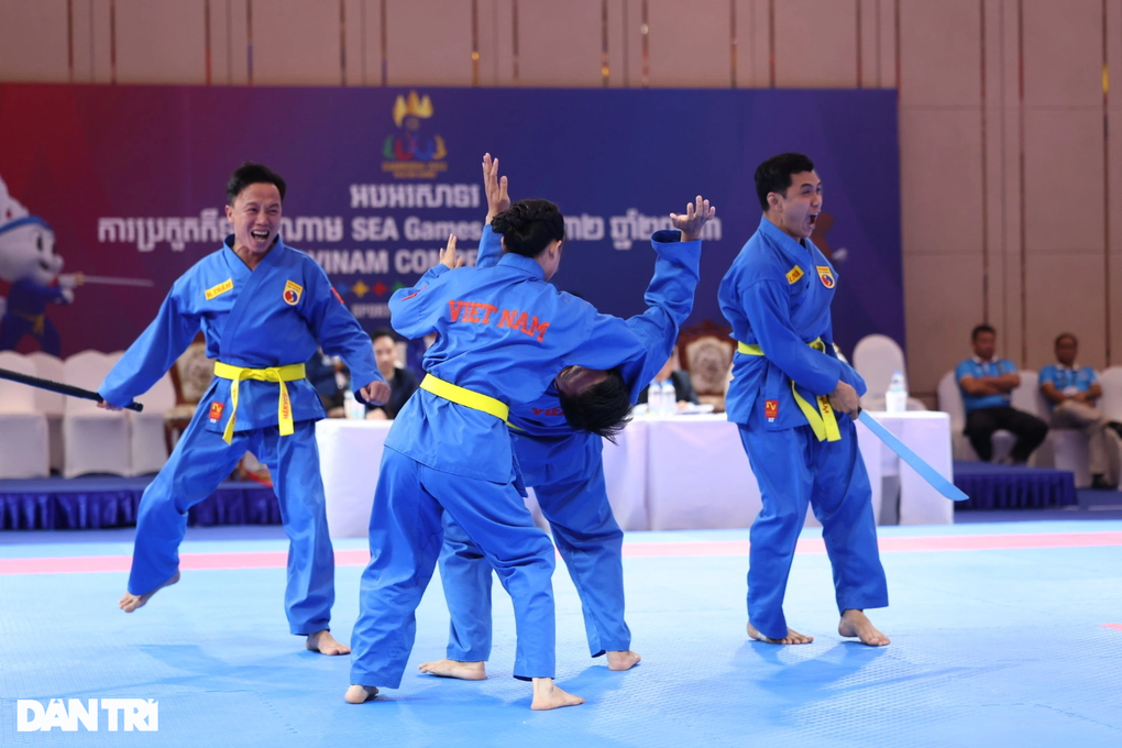 Thi đấu khi đang chấn thương, võ sĩ Vovinam Việt Nam vẫn xuất sắc giành HCV - 1 Thi đấu khi đang chấn thương, võ sĩ Vovinam Việt Nam vẫn xuất sắc giành HCV - 1