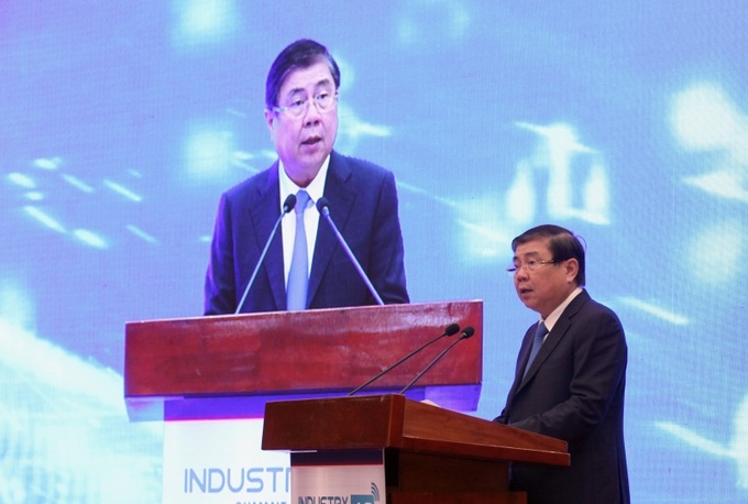 Ông Nguyễn Thành Phong, Phó Trưởng ban Kinh tế Trung ương phát biểu khai mạc.