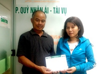 Hơn 82 triệu đồng đến với vợ u não, chồng gãy cột sống