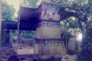 Am tháp cổ tại ngôi chùa hơn 600 tuổi biến thành... ruộng ngô