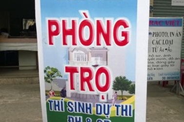 Nhà nghỉ “hút” sĩ tử, phòng trọ ế ẩm