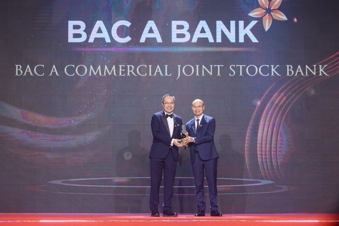 BAC A BANK giành giải Doanh nghiệp xuất sắc châu Á năm 2023