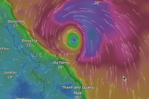 Thời gian bão Bualoi đổ bộ đất liền và thời điểm gió mạnh nhất hôm nay