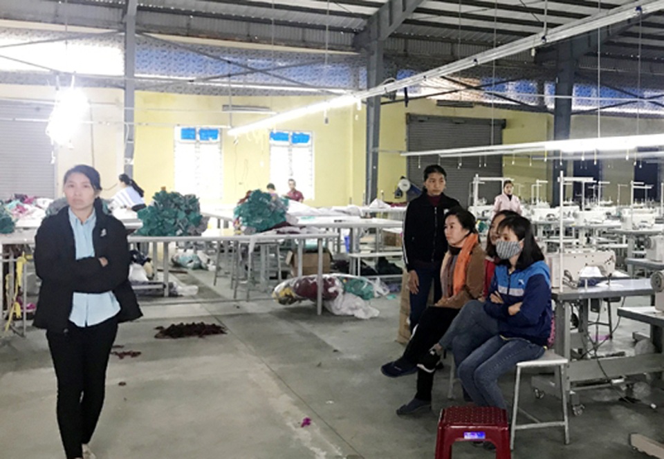 Hà Tĩnh: Hơn 300 công nhân may đình công những ngày cận Tết - 3 Hà Tĩnh: Hơn 300 công nhân may đình công những ngày cận Tết - 3