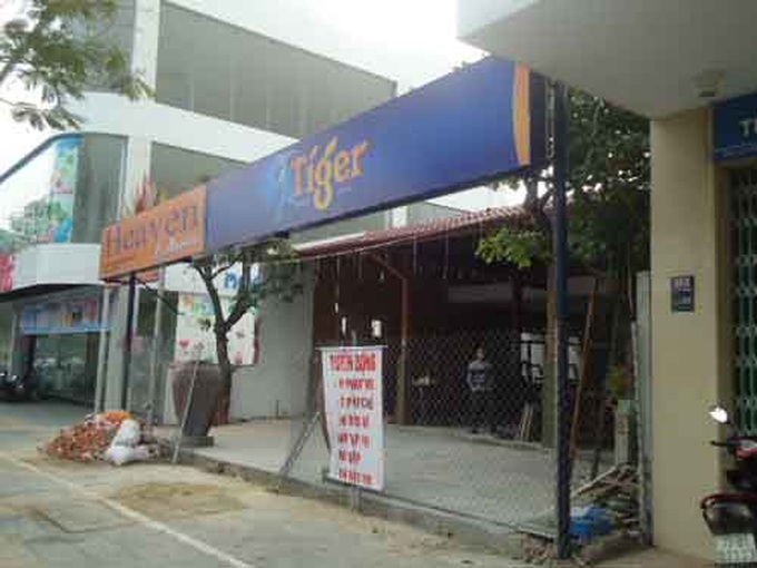Nhà hàng HEAVEN trong quá trình xây dựng.