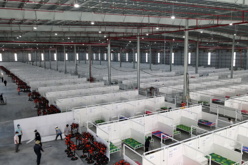Bình Dương đưa vào hoạt động 2 bệnh viện dã chiến 8.300 giường - 1 Bình Dương đưa vào hoạt động 2 bệnh viện dã chiến 8.300 giường - 1