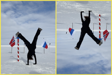 Người ở Nam Cực có đứng lộn ngược so với nơi khác trên Trái Đất không?