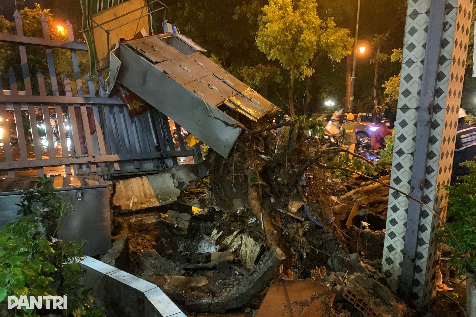 Cây bồ đề hàng chục năm tuổi bật gốc ở cửa ngõ sân bay Tân Sơn Nhất - 3 Cây bồ đề hàng chục năm tuổi bật gốc ở cửa ngõ sân bay Tân Sơn Nhất - 3