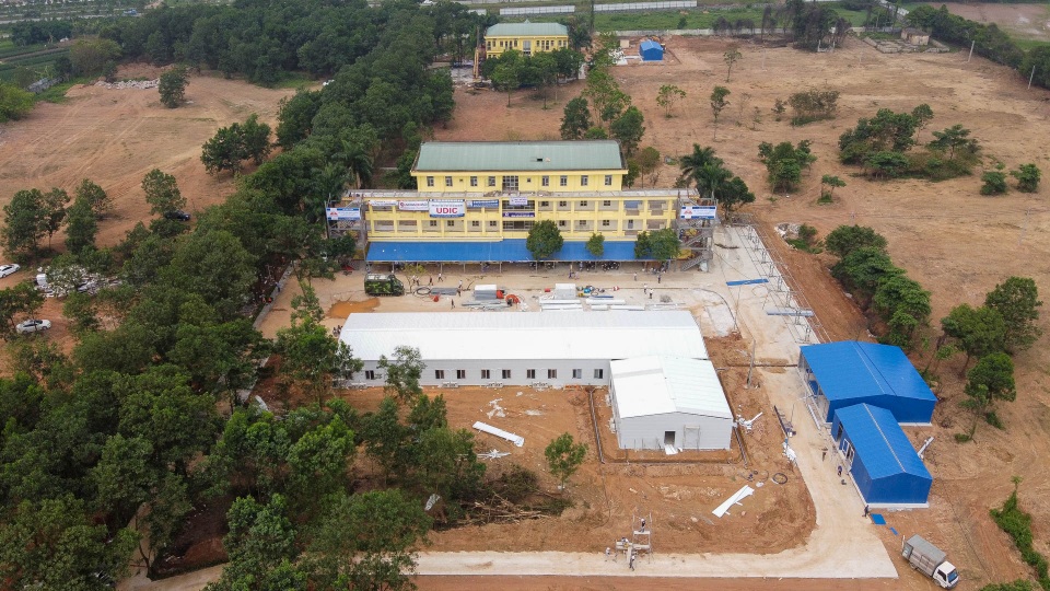 Bệnh viện dã chiến Mê Linh lột xác, chuẩn bị đi vào hoạt động - 3 Bệnh viện dã chiến Mê Linh lột xác, chuẩn bị đi vào hoạt động - 3