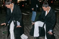 Vợ cũ của Tom Cruise bị ngã khi dự tuần lễ thời trang New York