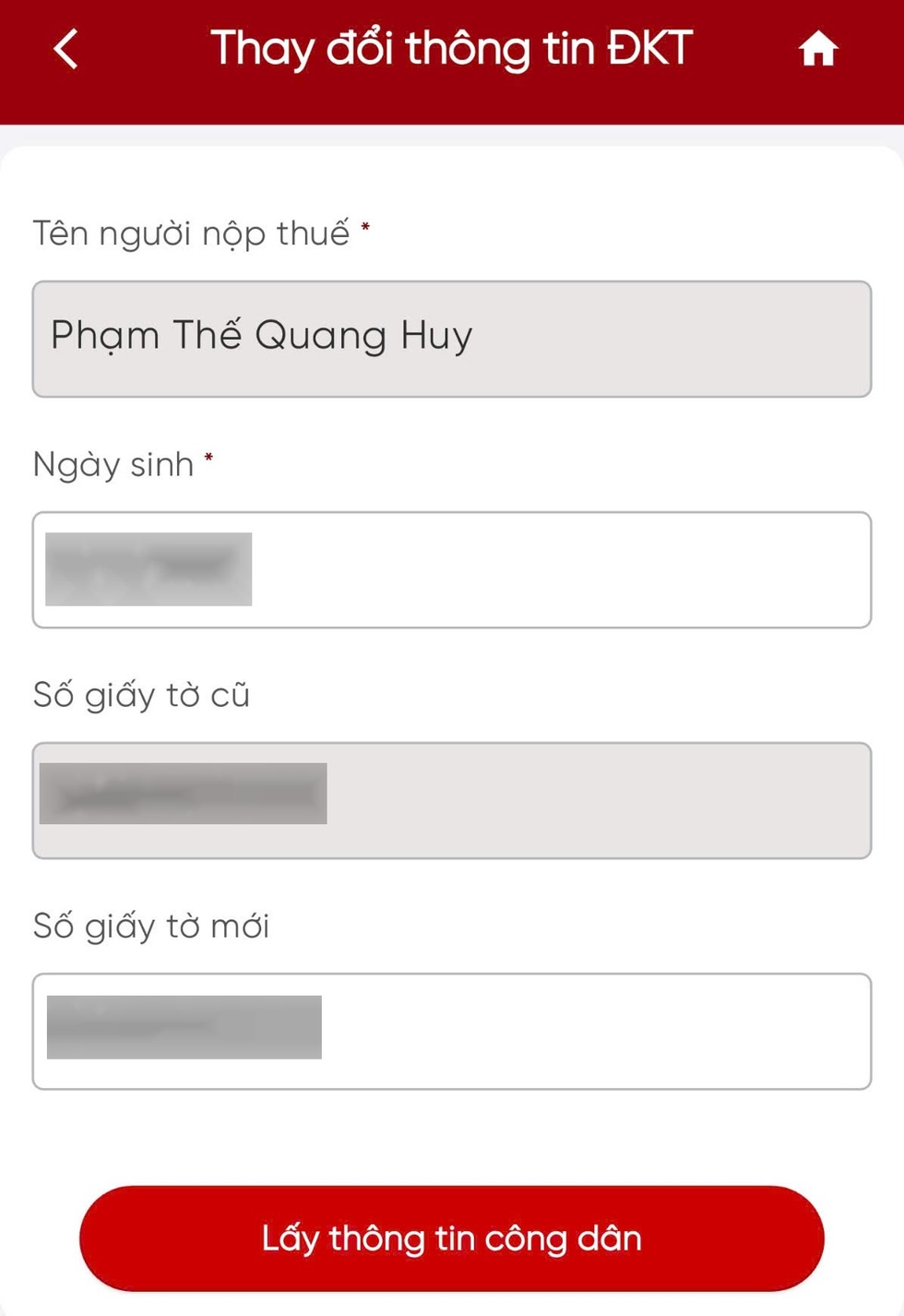 Cách cập nhật mã số thuế và xử lý lỗi khi không thể đăng nhập eTax Mobile - 3 Cách cập nhật mã số thuế và xử lý lỗi khi không thể đăng nhập eTax Mobile - 3