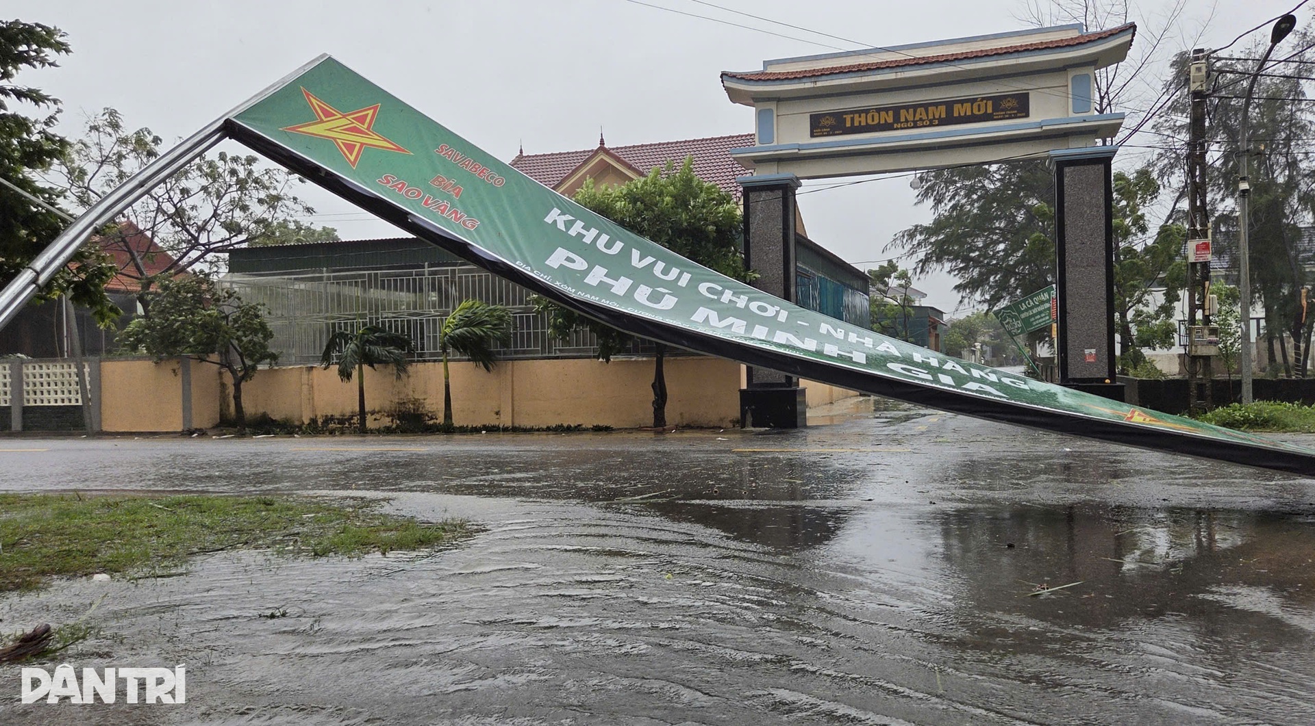 Nghệ An, Hà Tĩnh oằn mình chống bão Kajiki: Cây đổ, nhà tốc mái tứ tung - 14 Nghệ An, Hà Tĩnh oằn mình chống bão Kajiki: Cây đổ, nhà tốc mái tứ tung - 14