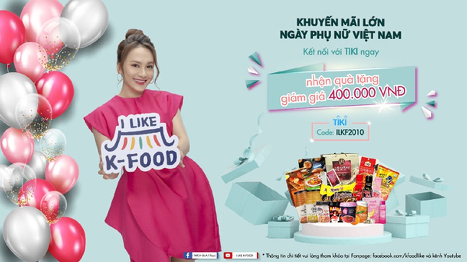I like K-food dành tặng phụ nữ Việt chuỗi sự kiện đặc biệt dịp 20/10 - 1 I like K-food dành tặng phụ nữ Việt chuỗi sự kiện đặc biệt dịp 20/10 - 1