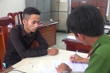 Tự gây thương tích rồi đến công an trình báo bị cướp tiền và xe