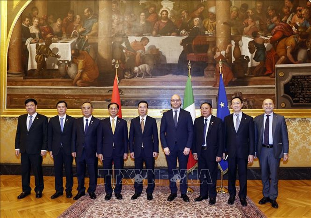 Chủ tịch nước Võ Văn Thưởng gặp Chủ tịch Hạ viện Italy  Lorenzo Fontana - 2 Chủ tịch nước Võ Văn Thưởng gặp Chủ tịch Hạ viện Italy  Lorenzo Fontana - 2