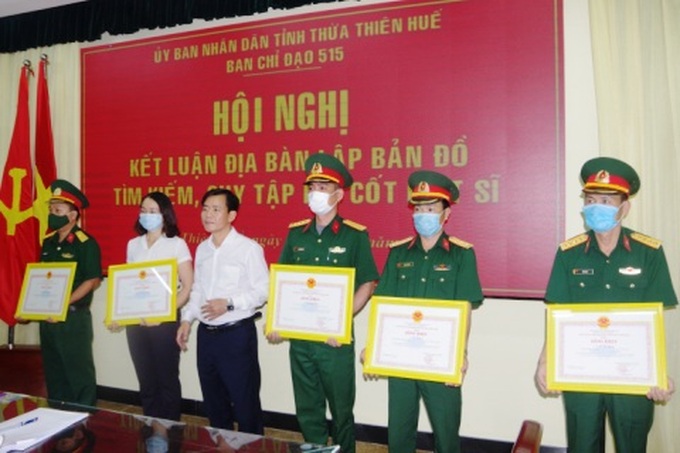 Thừa Thiên Huế cơ bản hoàn thành viết, vẽ bản đồ tìm kiếm, quy tập hài cốt liệt sĩ - Ảnh 1.