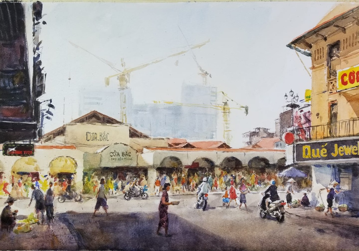 Giấc mơ Việt Nam qua nét vẽ của họa sĩ người Pháp gốc Việt Vincent Monluc - 5 Giấc mơ Việt Nam qua nét vẽ của họa sĩ người Pháp gốc Việt Vincent Monluc - 5
