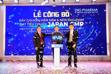 Dược Hậu Giang được bổ sung thêm dây chuyền đạt chuẩn Japan GMP
