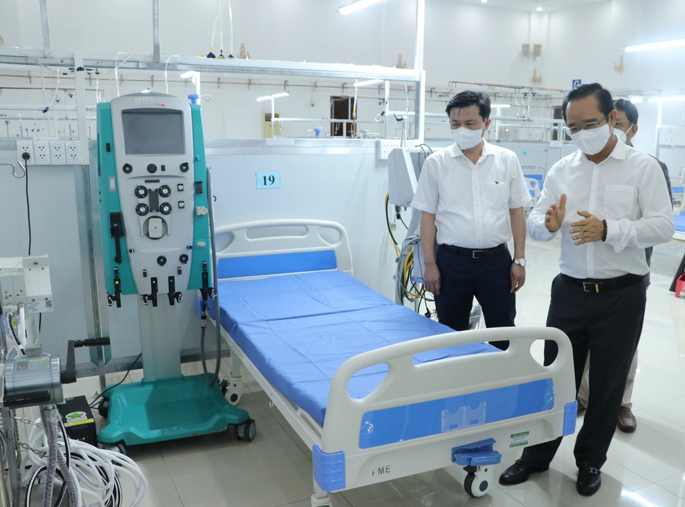 Long An: Thần tốc thi công Trung tâm hồi sức điều trị bệnh nhân Covid-19 - 6 Long An: Thần tốc thi công Trung tâm hồi sức điều trị bệnh nhân Covid-19 - 6