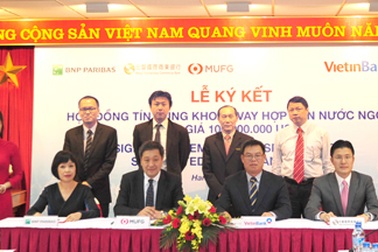 VietinBank ký kết hợp đồng vay hợp vốn nước ngoài trị giá 100 triệu USD