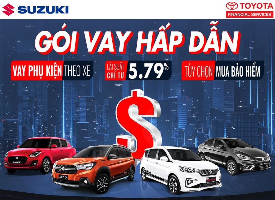 Vay mua xe Suzuki lên đến 85% giá trị xe với dịch vụ tài chính hấp dẫn - 1 Vay mua xe Suzuki lên đến 85% giá trị xe với dịch vụ tài chính hấp dẫn - 1
