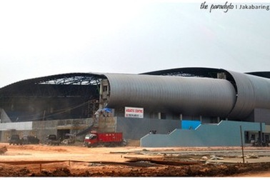 Trung tâm thể thao dưới nước SEA Games 26 vẫn chưa hoàn tất