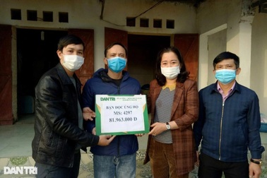 Hơn 81 triệu đồng đến với cụ bà không chồng, nguy kịch sau tai nạn