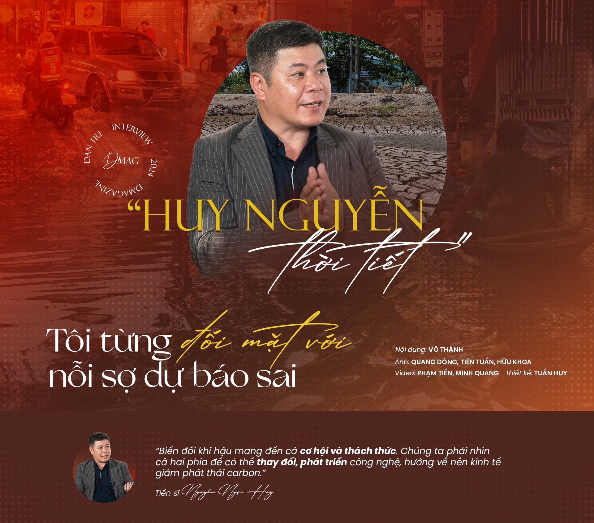 "Huy Nguyễn thời tiết": Tôi từng đối mặt với nỗi sợ dự báo sai