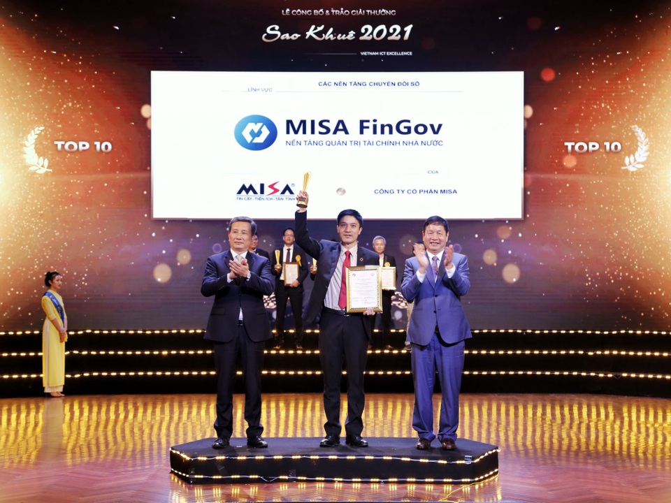Nền tảng chuyển đổi số của MISA lọt Top 10 tiêu biểu nhất Sao Khuê 2021 - 1 Nền tảng chuyển đổi số của MISA lọt Top 10 tiêu biểu nhất Sao Khuê 2021 - 1