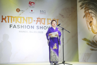 Chiêm ngưỡng sắc màu văn hóa ấn tượng tại "Kimono - Aodai Fashion Show"