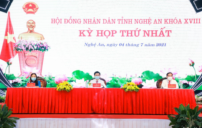 Nghệ An: Khai mạc kỳ họp thứ nhất, HĐND tỉnh khóa XVIII - Ảnh 2.