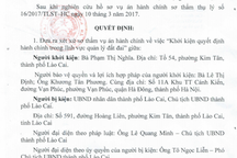 Vụ dân kiện Chủ tịch tỉnh Lào Cai: Mọi công dân đều bình đẳng trước pháp luật!