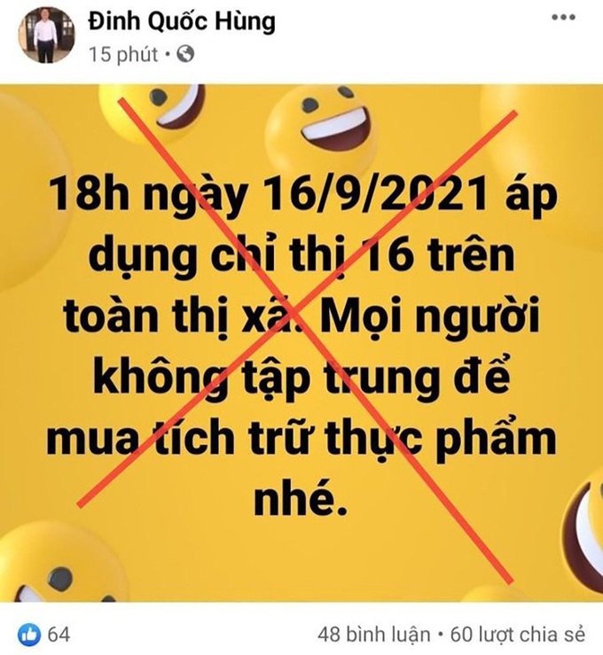 Đắk Lắk: Chủ tịch phường đăng tin sai sự thật lên mạng xã hội - Ảnh 1.