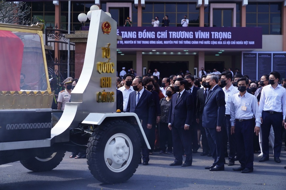 Lễ truy điệu và an táng nguyên Phó Thủ tướng Trương Vĩnh Trọng - 7 Lễ truy điệu và an táng nguyên Phó Thủ tướng Trương Vĩnh Trọng - 7