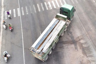 Gia Lai siết khung giờ xe chở vật liệu xây dựng trong đô thị