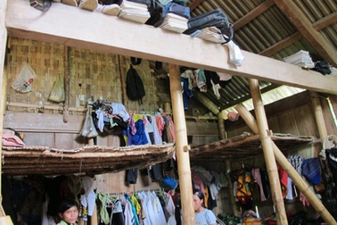 Xuống cấp ký túc xá vùng biên 