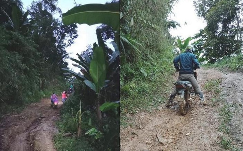 Xúc động hình ảnh bà chở cháu đi khai giảng bằng sọt xe máy cà tàng - 9 Xúc động hình ảnh bà chở cháu đi khai giảng bằng sọt xe máy cà tàng - 9