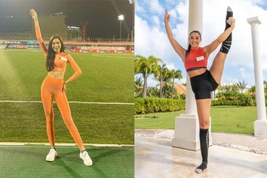 Đỗ Thị Hà và mỹ nhân hoa hậu thế giới cuốn hút với trang phục thể thao