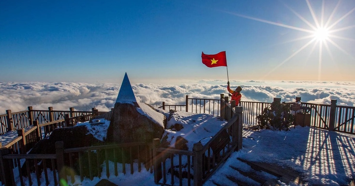 Đỉnh Fansipan có thể đón mưa tuyết trong dịp Tết | Báo Dân trí