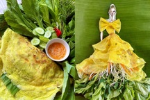 Chàng trai 9X "hô biến" bánh dân gian miền Tây thành... váy dạ hội gây sốt