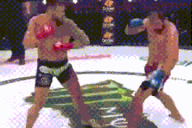 Đứng yên cho đối thủ đấm, võ sĩ người Mỹ vẫn... giành chiến thắng