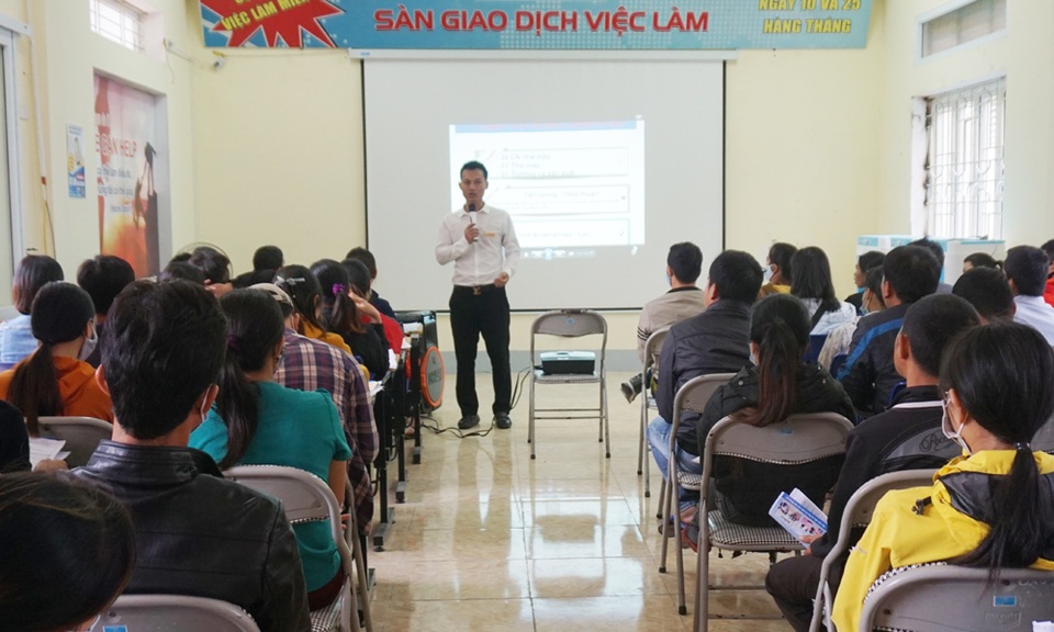 Nghệ An: Hơn 22.000 chỉ tiêu tại Phiên giao dịch việc làm tháng 11 - 1 Nghệ An: Hơn 22.000 chỉ tiêu tại Phiên giao dịch việc làm tháng 11 - 1