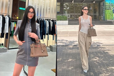 Chu Thanh Huyền thích phối đồ cùng túi hiệu giá hàng trăm triệu đồng