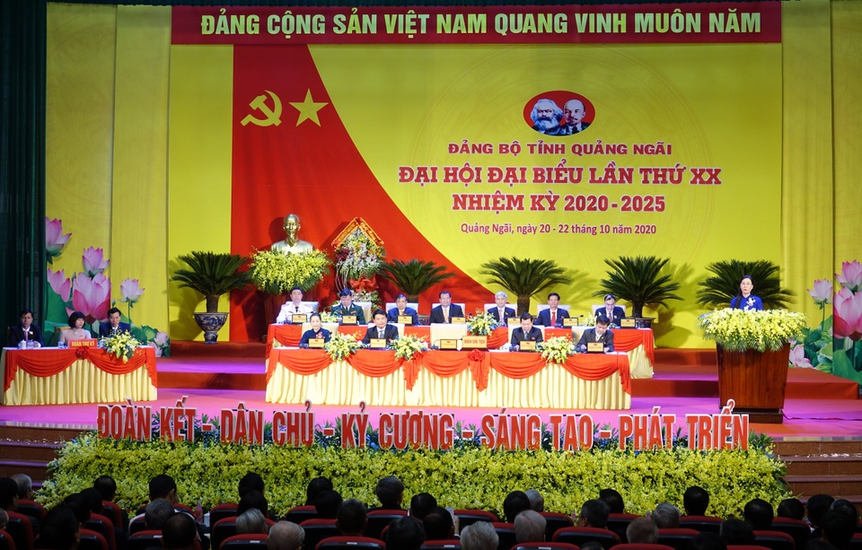 Khai mạc Đại hội đại biểu Đảng bộ tỉnh Quảng Ngãi lần thứ XX - 1 Khai mạc Đại hội đại biểu Đảng bộ tỉnh Quảng Ngãi lần thứ XX - 1