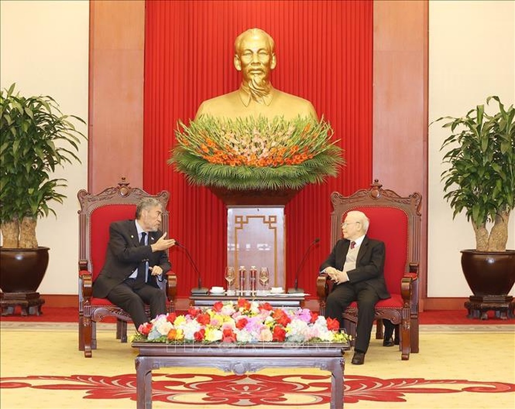 Tổng Bí thư Nguyễn Phú Trọng tiếp Đoàn đại biểu Đảng Phong trào Cánh tả Thống nhất, Cộng hòa Dominicana - 2 Tổng Bí thư Nguyễn Phú Trọng tiếp Đoàn đại biểu Đảng Phong trào Cánh tả Thống nhất, Cộng hòa Dominicana - 2