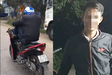 Nam thanh niên lái xe máy bằng chân bị công an triệu tập