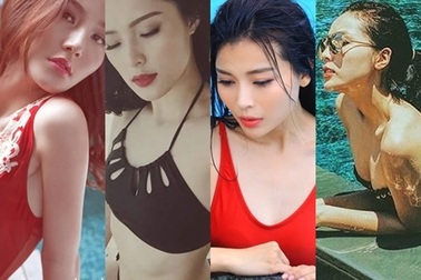 Ngập tràn hình ảnh sao Việt thả dáng với đồ bơi